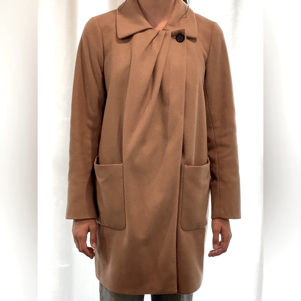Gorgeous J Crew Collection camel coat SS 6. Wool & Cashmere. Excellent condition
